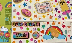 Retro Sticker lot set of 199+ Stickers / Mxd Themes