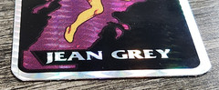Vintage JEAN GREY Prism Vending Machine Sticker Marvel Masterpieces 1990s