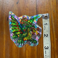 Vintage Dragon Prism Sticker Vending Machine 80s