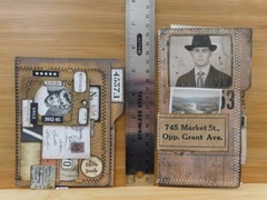 Junk Journal Ephemera Embellishment Add-on Handmade Set Vintage Style Set 4