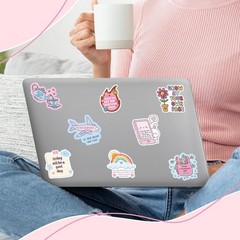 100 Pcs Holographic Positive Affirmation Stickers for Adult Women Teens, Waterpr