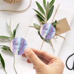 500Pcs Thank You for Supporting My Small Business Stickers Holographic Stickers
