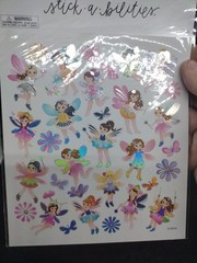 Fairies Flowers And Butterflies Sticker Sheet Stick A Bilities Craft Stickers