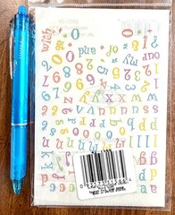 4 pkgs Letters Stickers Scrapbooking Journal Card Making Provo Craft