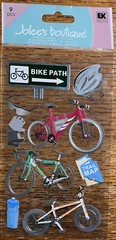 RARE Jolees Biking Bicycle Mountain Bike Path Trail Map Ride Gloves Helmet Water