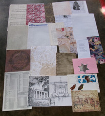 30 Piece Junk Journal sticker Ephemera Vintage Paper FANCY CUTS STAMPS WORDS