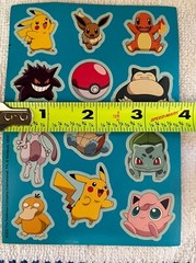 2021 Pokémon Company Sheet Of 12 Pokémon Stickers,