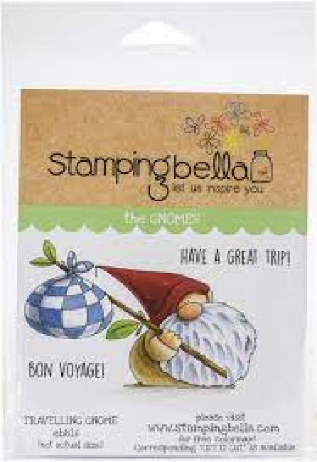 Stamping Bella RUBBER STAMP – TRAVELING GNOME