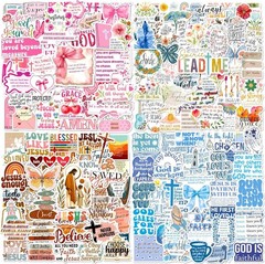 Reusable Vinyl Bible Verse Stickers Pack – 200 Inspirational Christian Designs