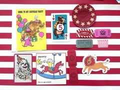 Pinocchio Circus junk journal & ephemera lot With Trinkets