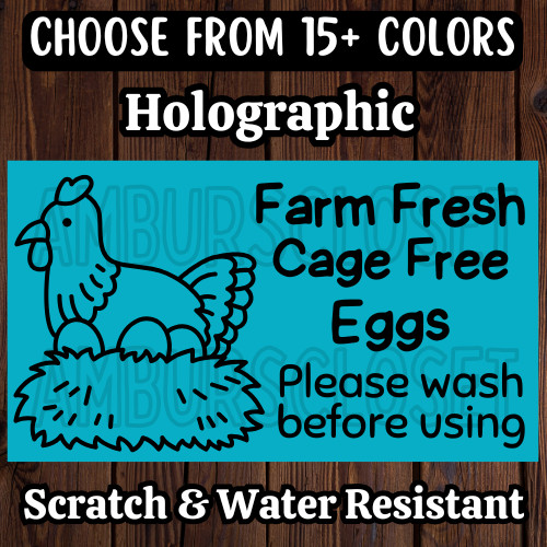 50 CAGE FREE EGG STICKERS 2.25″ SEALS EGG CONTAINER LABELS FARM FRESH CHICKENS