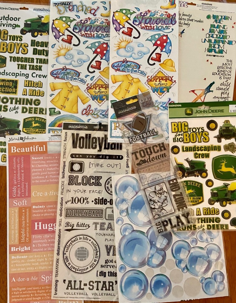 PRICES JUST REDUCED! Creative Imaginations Stickers! YOU CHOOSE! Ships Free!