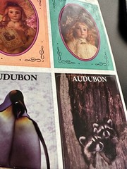 Vintage 1984 Stickers, Insert from STICKERS! Magazine, Dolls and Audubon
