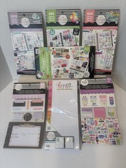 The Happy Planner Sticker Books Sticky Notes Happy Lists Lot of 7 Gently Used