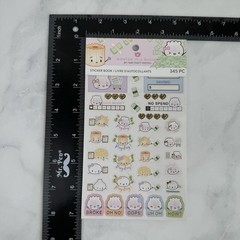 Wonton in A Million Sticker Sheet Budget Money Pad