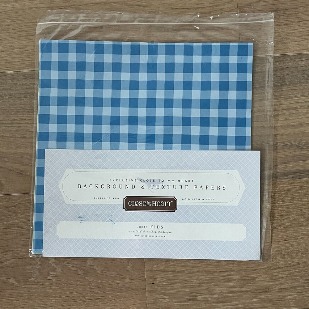 Close To My Heart 7001C KIDS Background & Texture Papers Exclusive NEW
