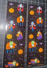 Creative Expressions Paper / Art Spooky Halloween Stickers 2 sheets Dracula NOS