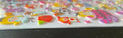 Alice in Wonderland Puffy Stickers Korean with Template