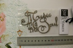 CHIPBOARD DieCuts MUSIC Flourish Embellishment & Phrase 2StyleChoice Scrap FX L