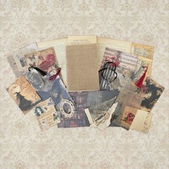 Gothic Junk Journal Kit with Journal Ephemera Bundle Vintage Dark Academia
