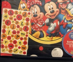 Disney 12″ X 12″ Scrap Book 155 Stickers, 10 Papers New