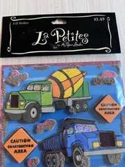 La Petites by The Paper Studio 3-D Construction Stickers 2006