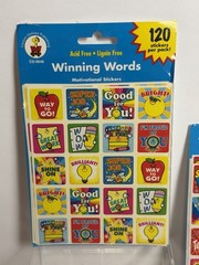Carson Dellosa Hallmark Motivational Stickers Notepad Teacher Vintage Lot -NOS