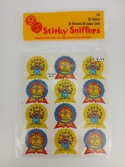 Teech-Um Scratch & Sniff Award Stickers PACK Chocolate Cotton C Sticky Sniffers