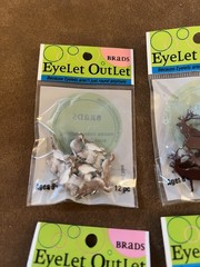 Eyelet Outlet Brads Lot of Hunting NEW 6 packs Card Making Scrapbooking Animals