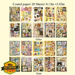 Teoippv Sweet Moment Japanese Stickers Book