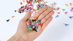 180pcs Brads for Paper Crafts，12 Colors Brads Paper Fasteners Metal Paper Fasten
