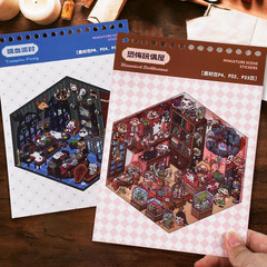 20 Sets 3D Sticker Scene, Make Your Own Sticker Scene Book, Stickers Scene for R