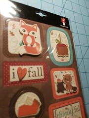 Imaginisce Brand:Scrapbooking Thanksgiving 2 Sticker Stackers & 1 Chipboard, NEW