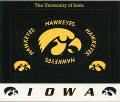 University of Iowa Hawkeyes NCAA Scrapbook Kit Paper Stickers PICK FROM 5 ITEMS