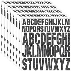 15 Sheets Letter Stickers 780 Pcs Glitter Capital Letters Large Self-Adhesive Vi