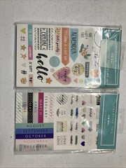 Horizon Group 2 Sets CREATIVE YOU 80555 Journaling Scrapbook Calendar 20 Sheets