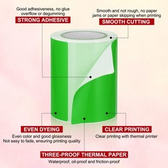 250 Per Roll 2×3″ Rectangle Inventory Color Coding Labels Green 1 Roll