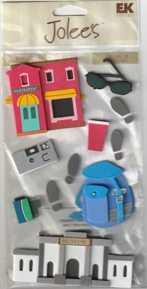 Jolee’s Boutique DAY IN THE CITY Theme Foam stickers 63918 Fast FREE Ship!