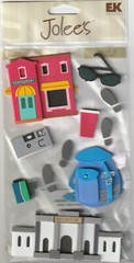 Jolee’s Boutique DAY IN THE CITY Theme Foam stickers 63918 Fast FREE Ship!