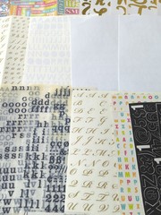 Large Lot Of Scrapbook Letters Common Numbers, Words, Sayings, Some New