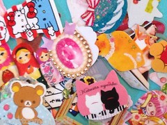 ❤️STICKER FLAKES LOT ~ KAWAII STICKERS ~ DELUXE EDITIONS Hello Kitty Japanese❤️