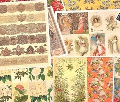 Mega Bundle 100+ Vintage Prints for Journals, Scrapbooking or Paper Crafts #VC55