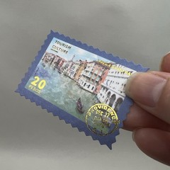 Italy Washi Paper Stamp Stickers Venice Florence Travel Journal Scrapbook