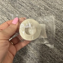 Thank You Stickers Roll 500 PCS round Transparent Gold Glitter Foil Seal Sticke
