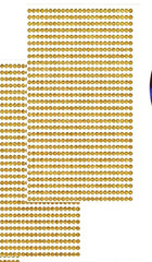 CraftbuddyUS 750pc x 3mm GOLD (30 stripes) Stick On Round Rhinestone Gems,DIY