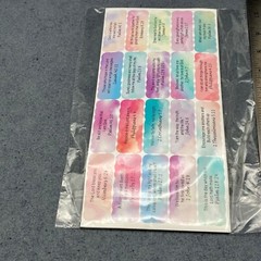 Inspirational Bible Verse Stickers Pack Of 200 Watercolor Design Journals Crafts