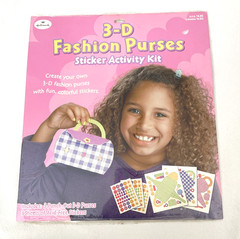 Hallmark 3-D Fashion Purses Sticker Activity Kit Stickers New in package