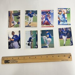 vintage 90 kansas city royals baseball card lot crafting junk journal collecting