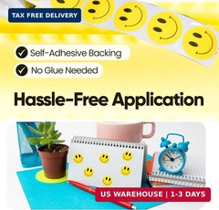 1000PCS Yellow Smiley Face Stickers 1 Inch – Bulk Happy Face Stickers for Cla…
