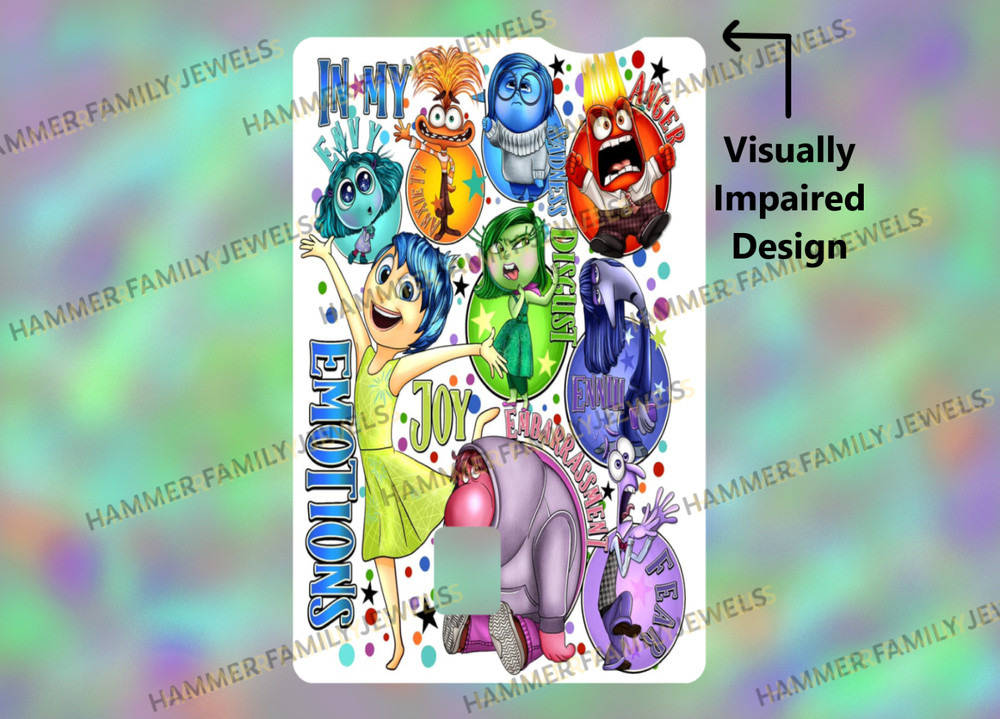 Inside Out Fan Art Card Decal *